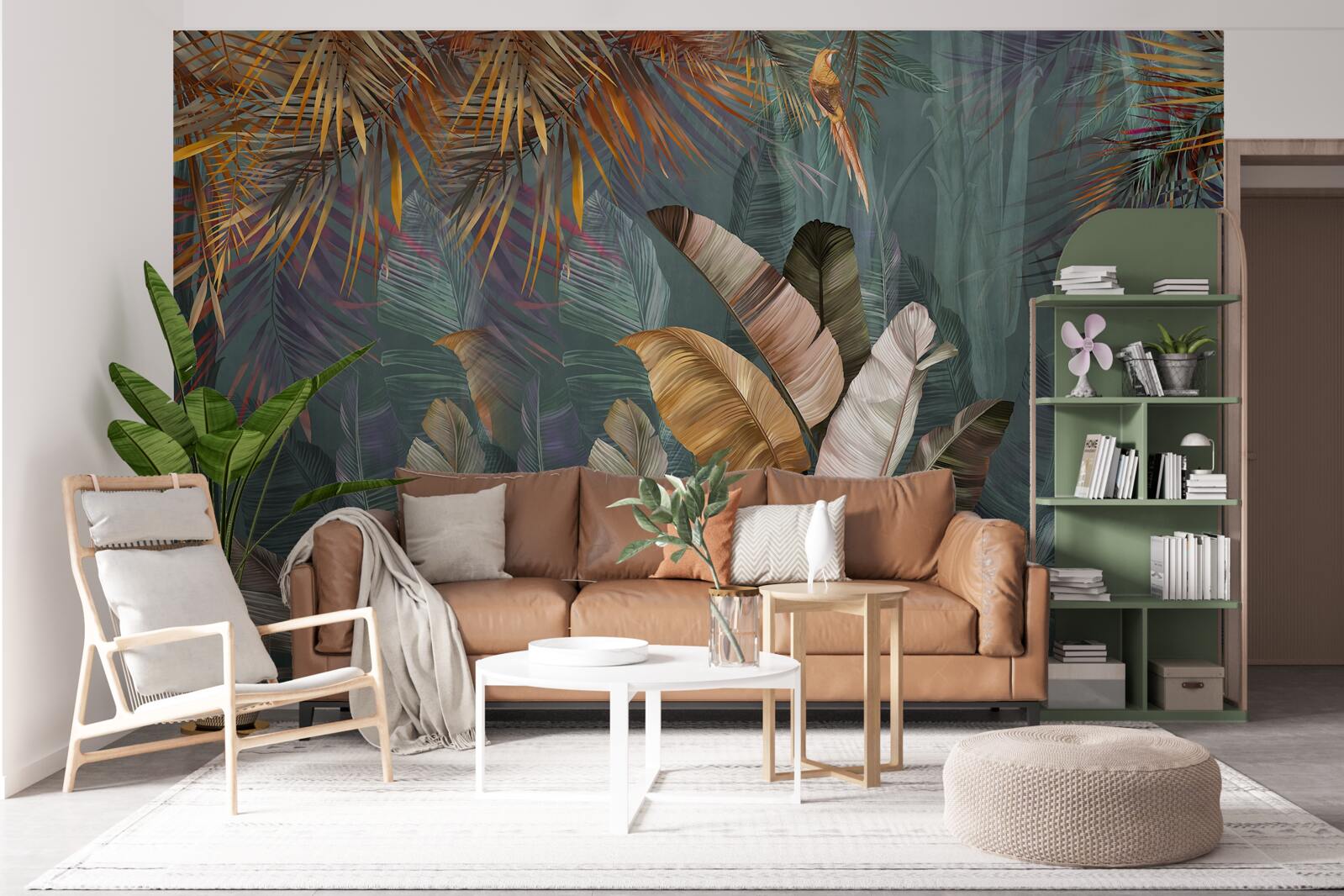 Fototapet frunze tropicale gigantice