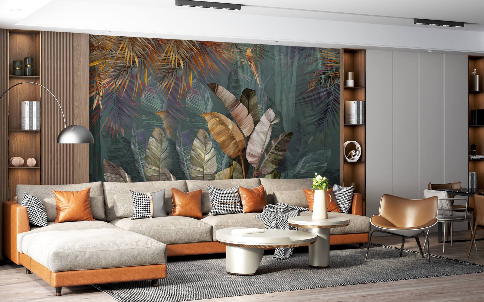 Fototapet frunze tropicale gigantice