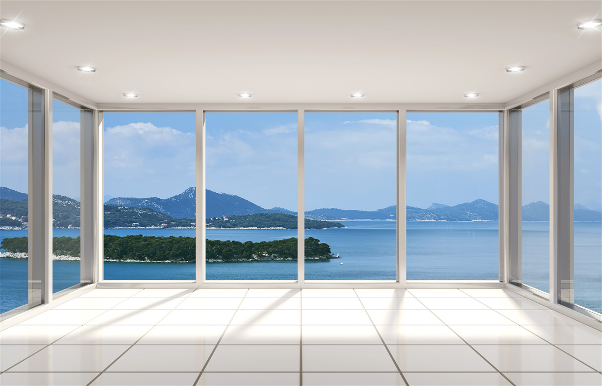 Fototapet panoramă largă a oceanului