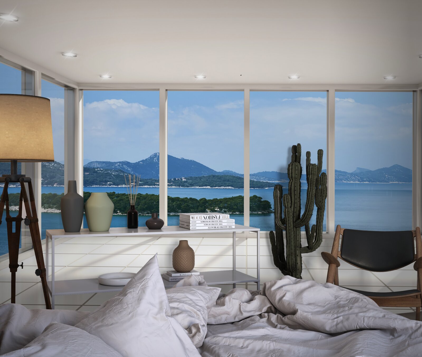 Fototapet panoramă largă a oceanului