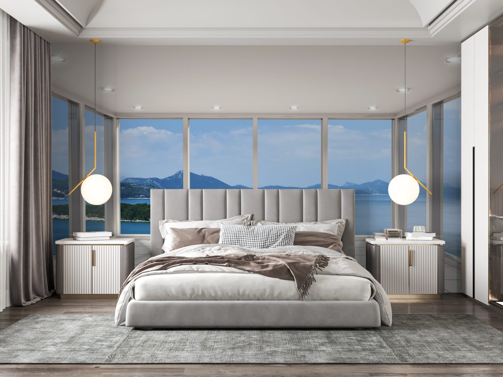 Fototapet panoramă largă a oceanului