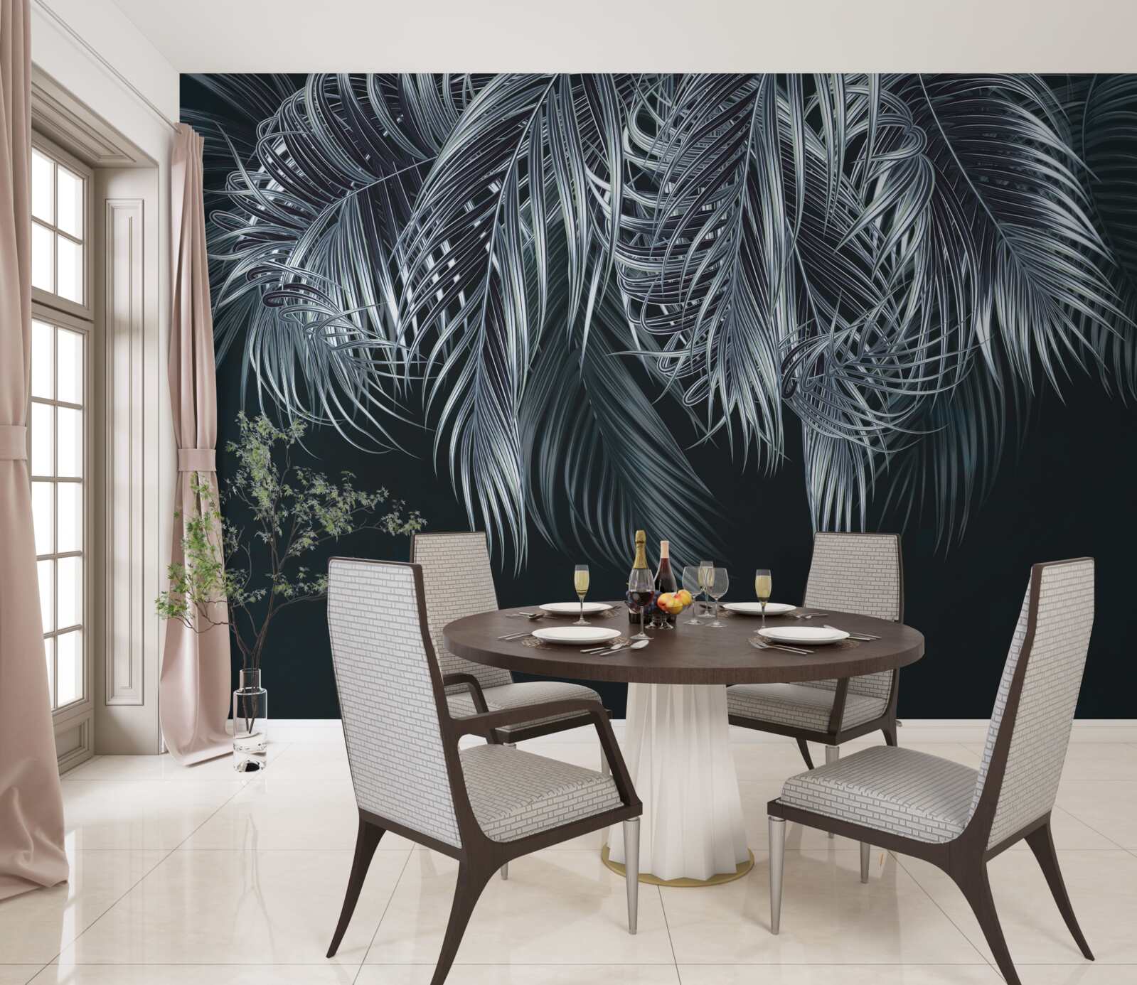 Fototapet pene lungi și fine