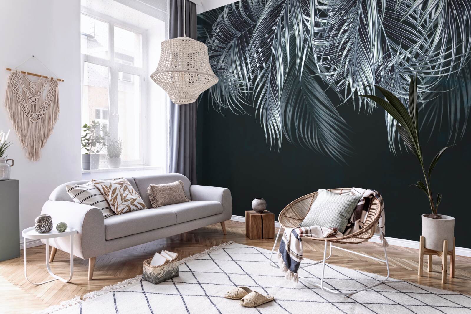 Fototapet pene lungi și fine