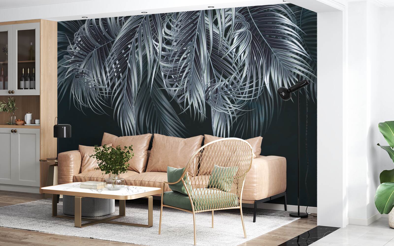 Fototapet pene lungi și fine