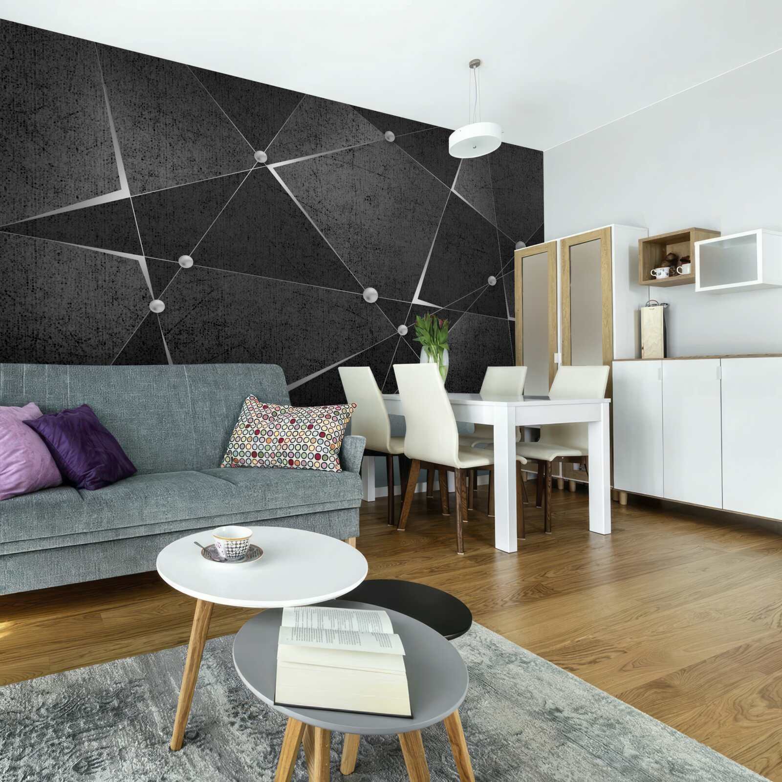 Fototapet negru abstract screensavers video