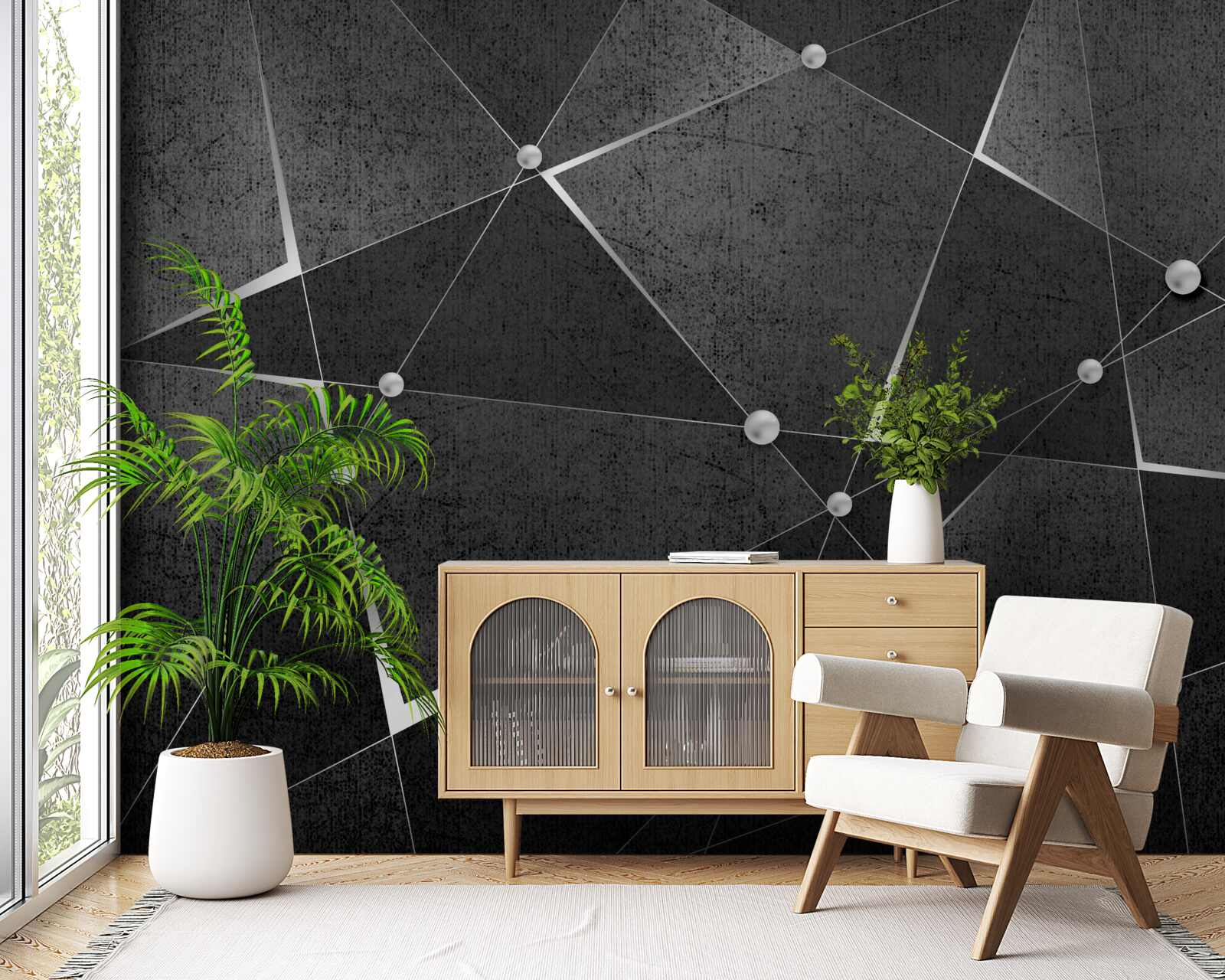 Fototapet negru abstract screensavers video