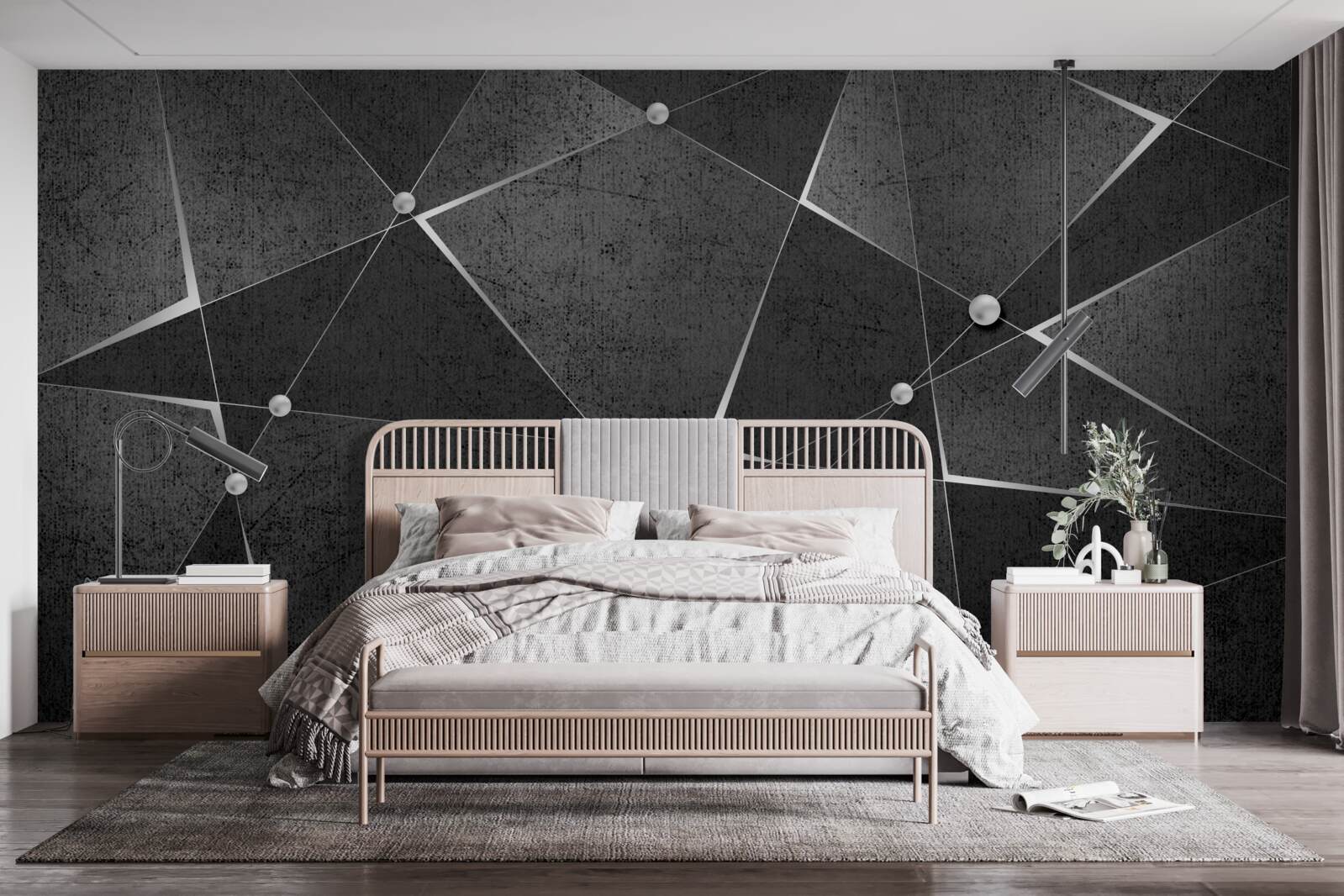 Fototapet negru abstract screensavers video