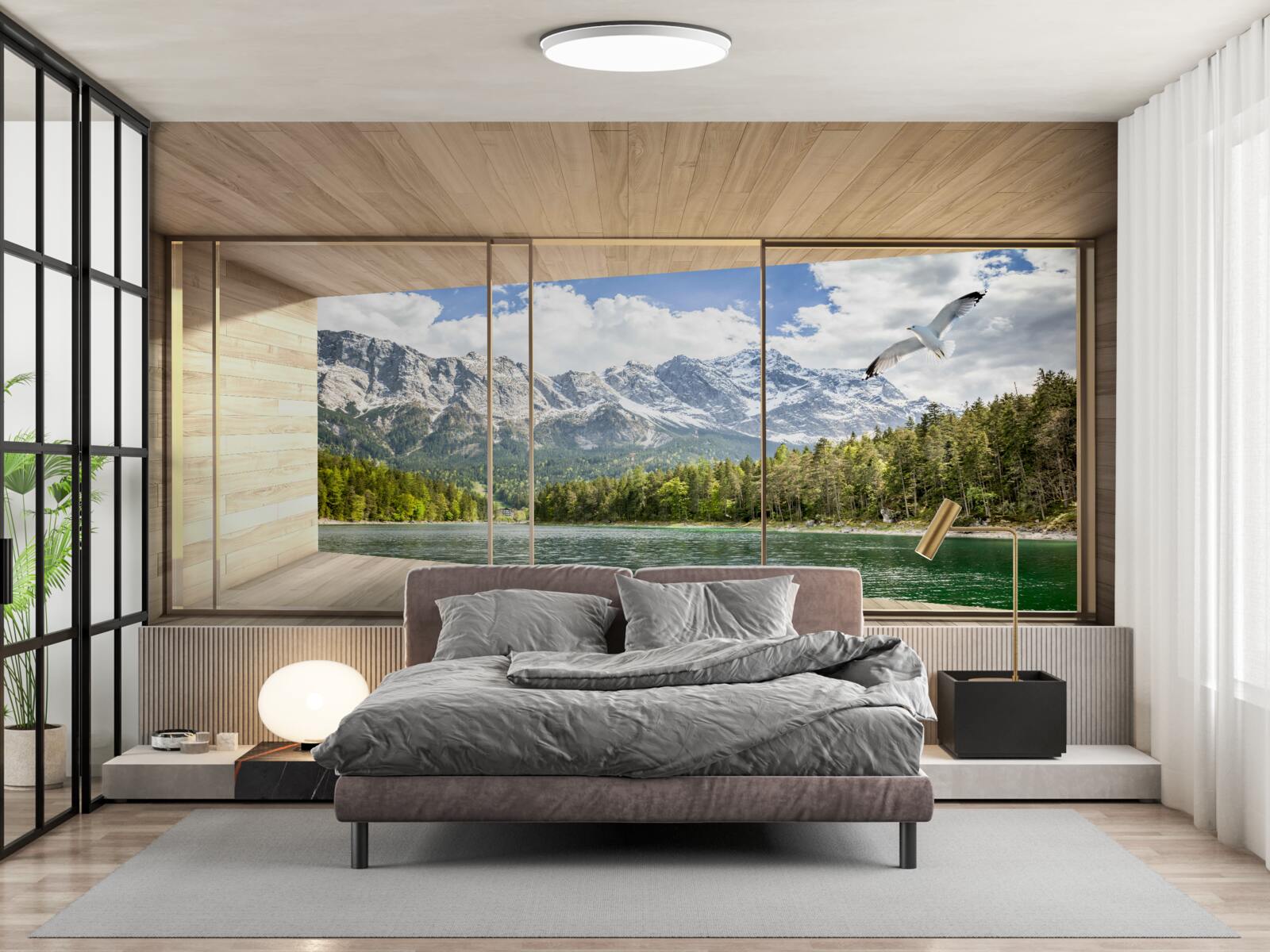 Fototapet râuri și peisaje montane impresionante