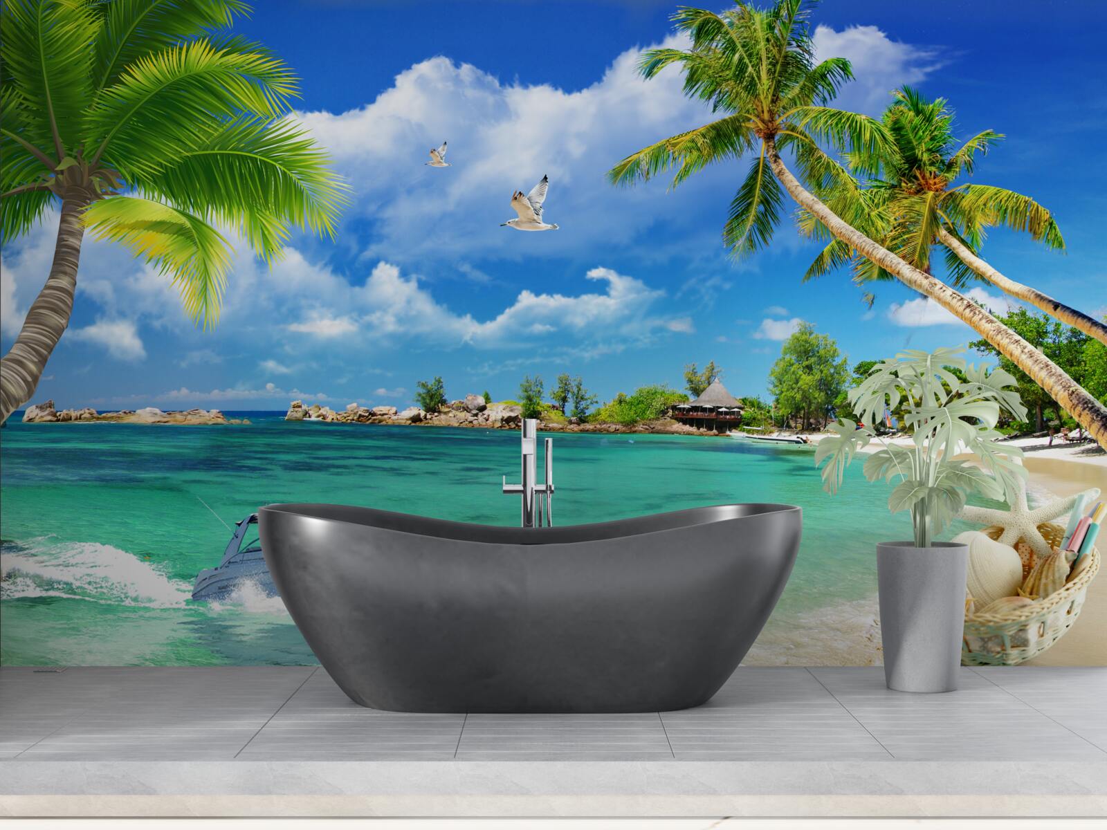 Fototapet Mare și plajă