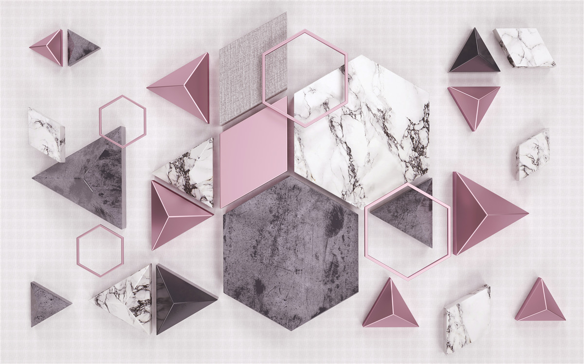 Fototapet imagini geometrice marmorate