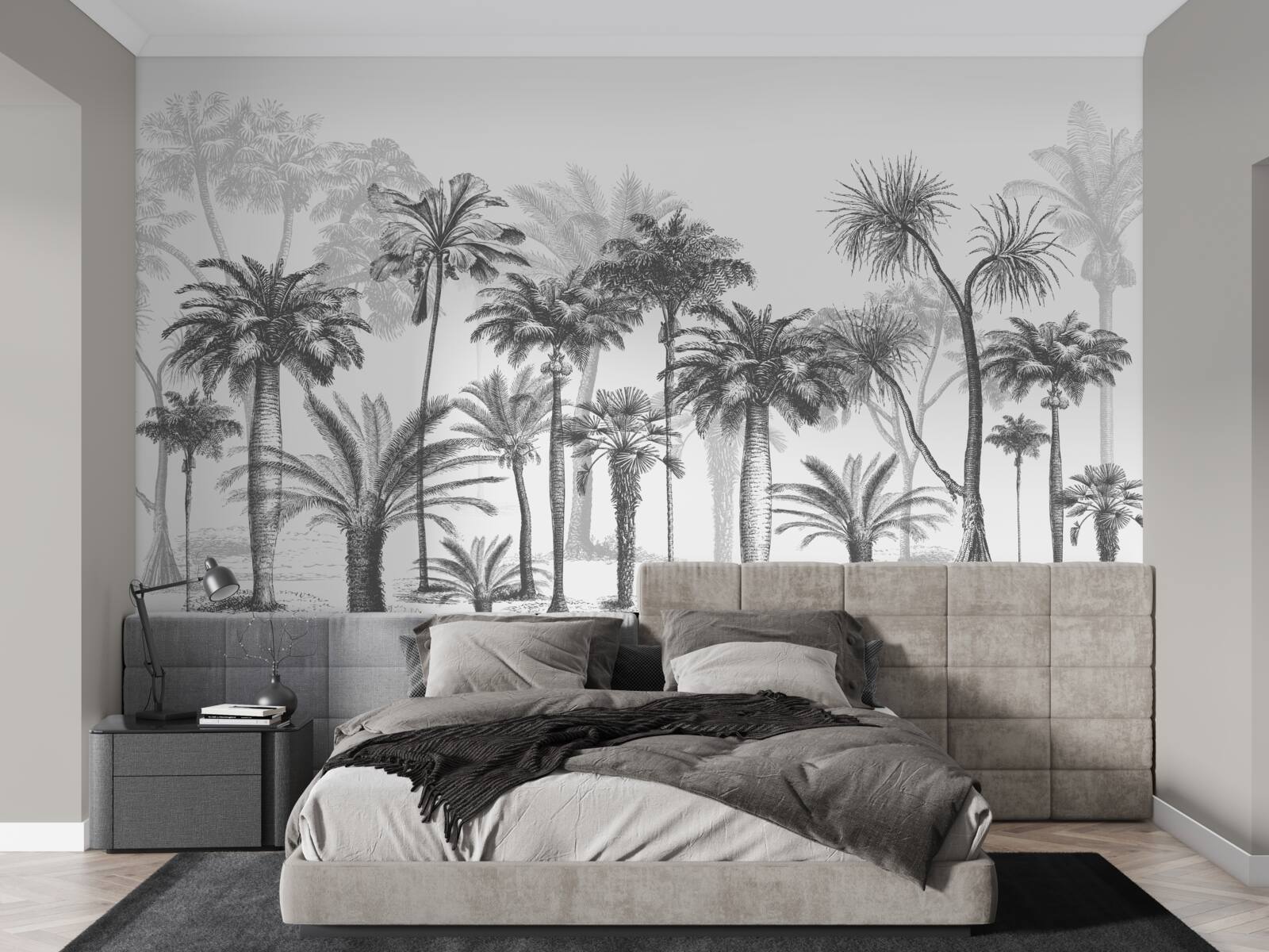 Fototapet vector grafic de palmieri