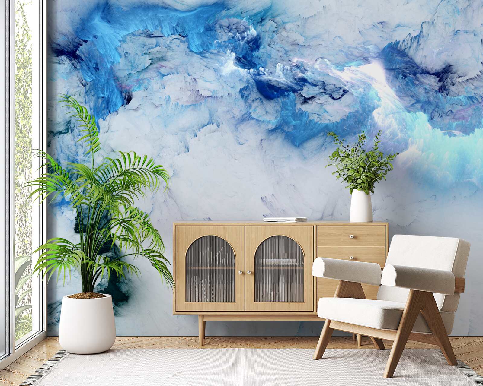 Fototapet fundal abstract pitoresc realizat din lichid colorat