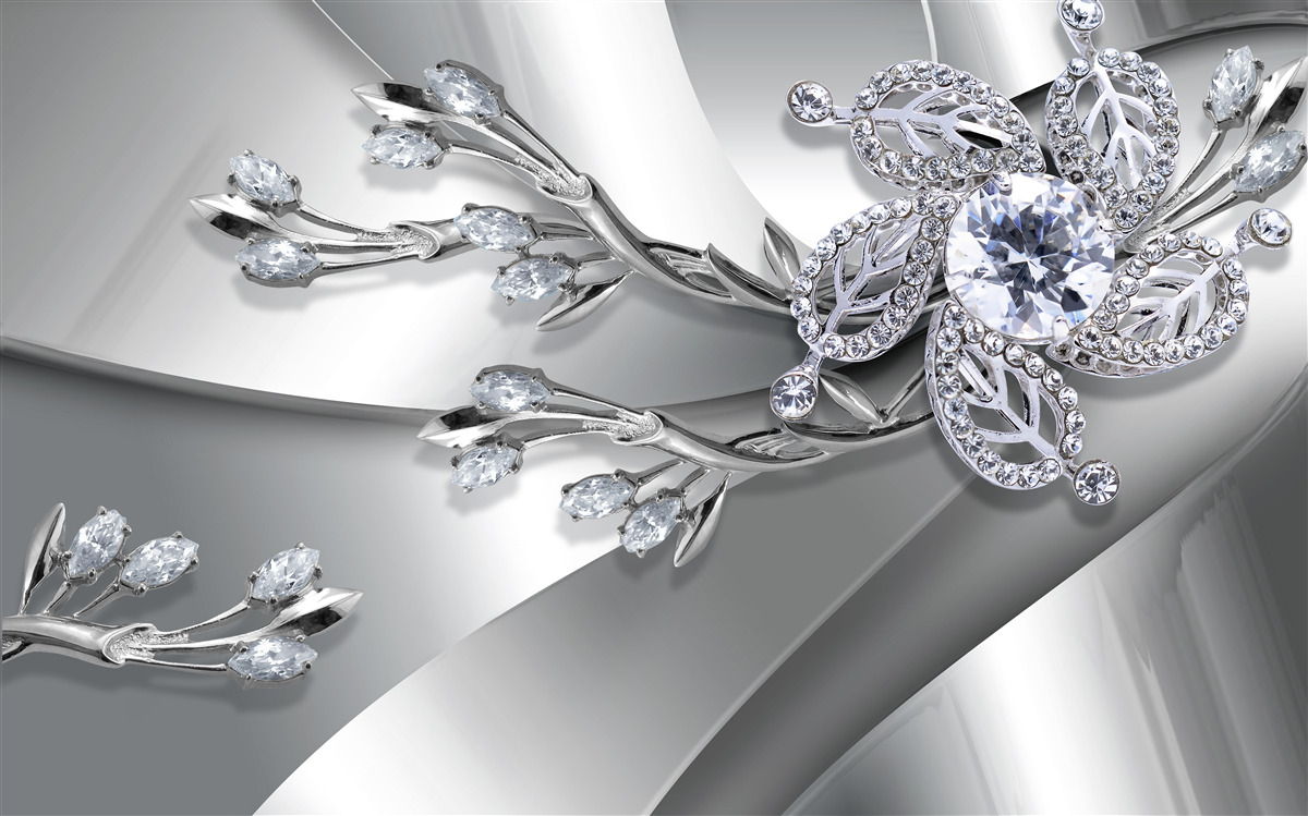 Fototapet muguri și ramuri din pietre