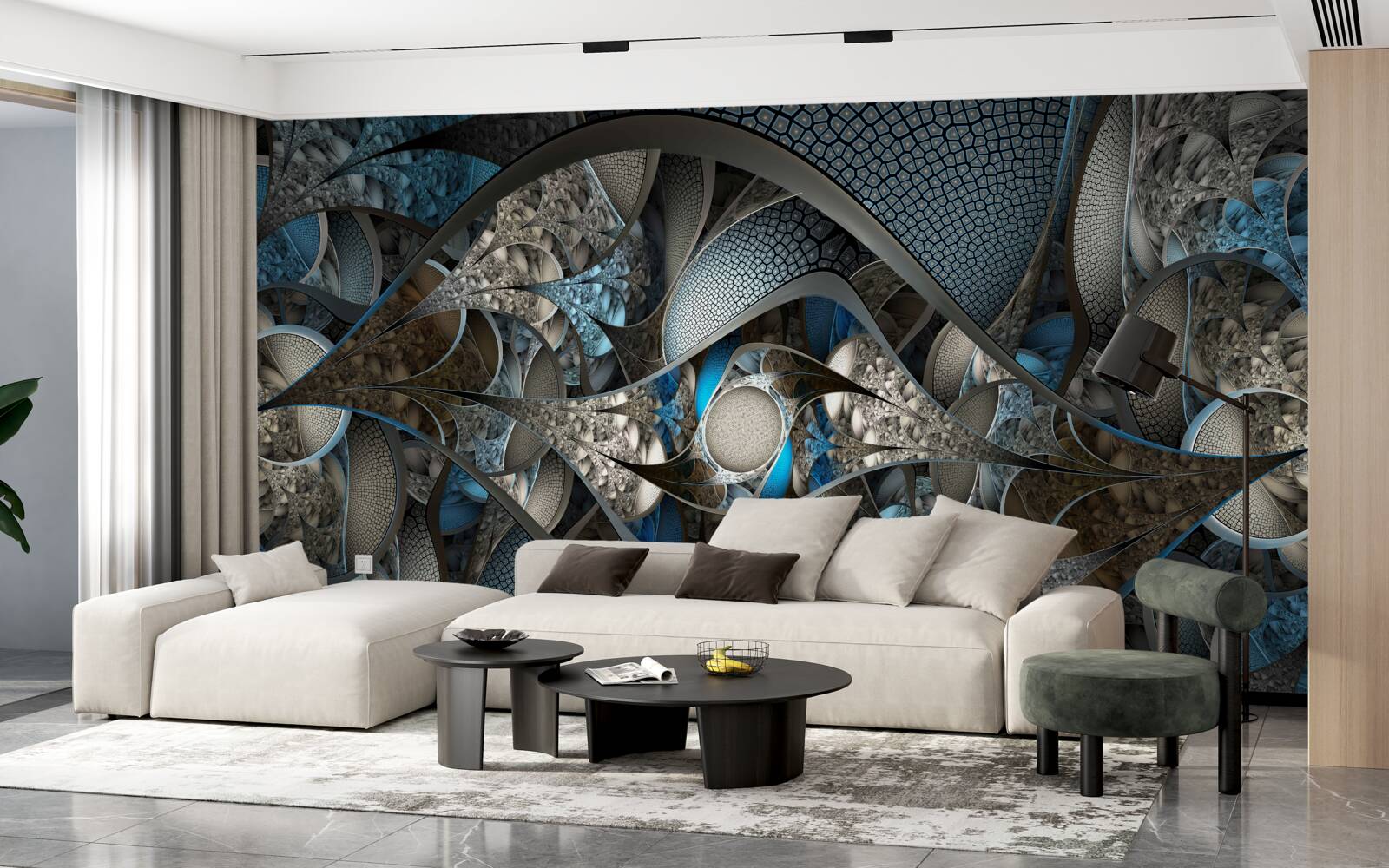 Fototapet fundal abstract extravagant