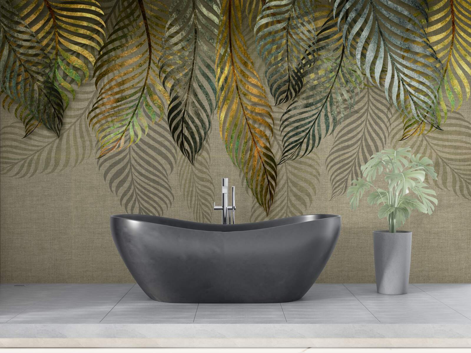 Fototapet penele mint