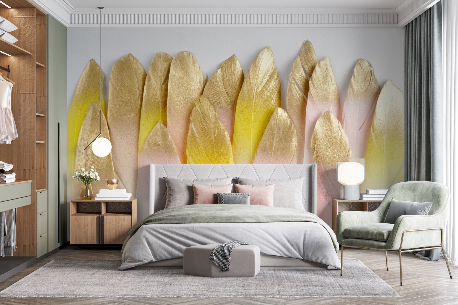 Fototapet pene lungi gradient