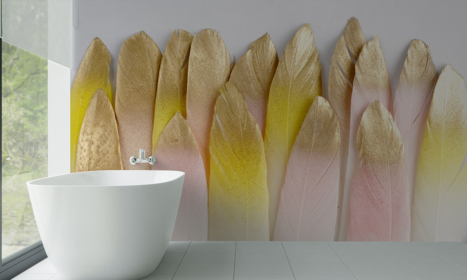 Fototapet pene lungi gradient