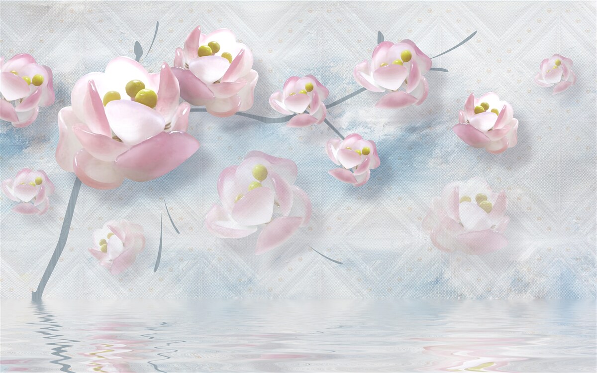 Fototapet muguri delicați peste elemente vitale