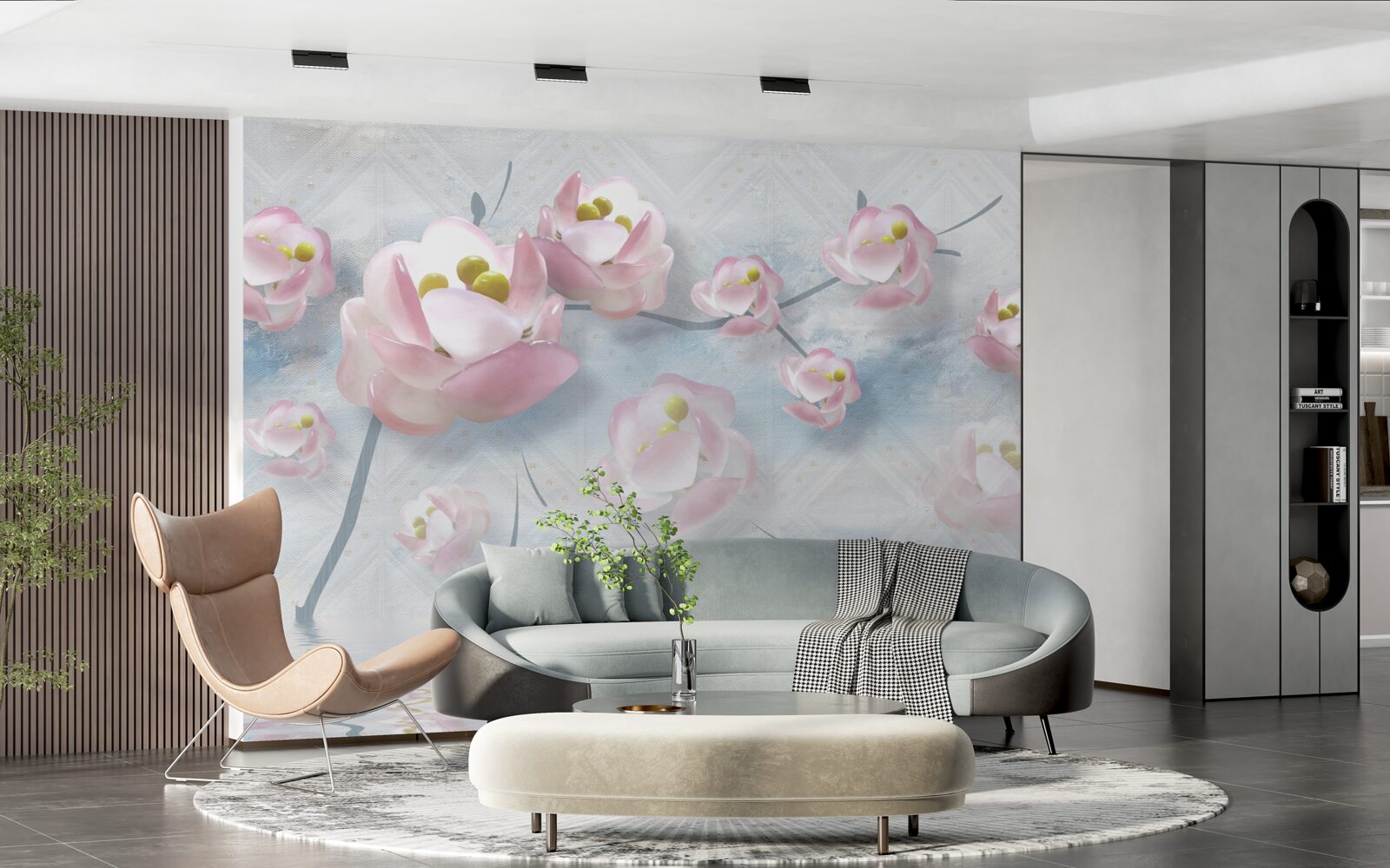 Fototapet muguri delicați peste elemente vitale