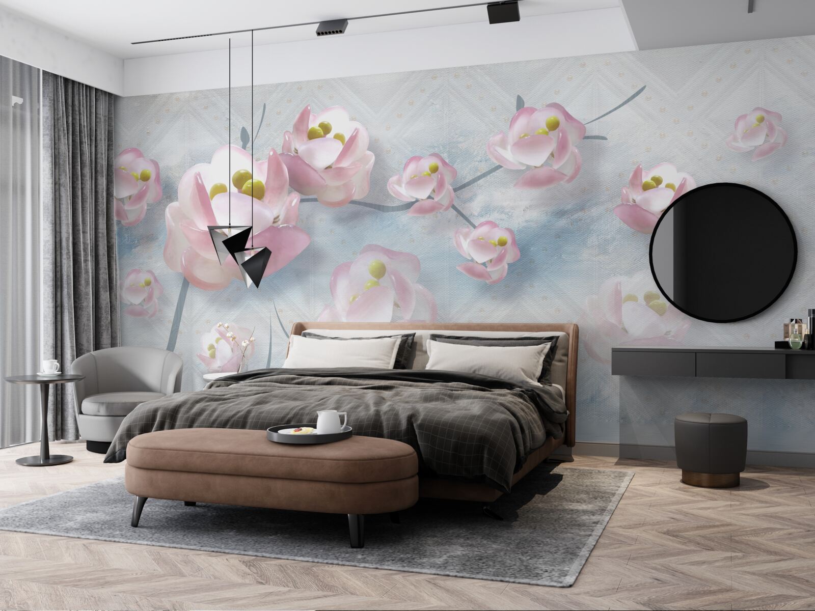 Fototapet muguri delicați peste elemente vitale