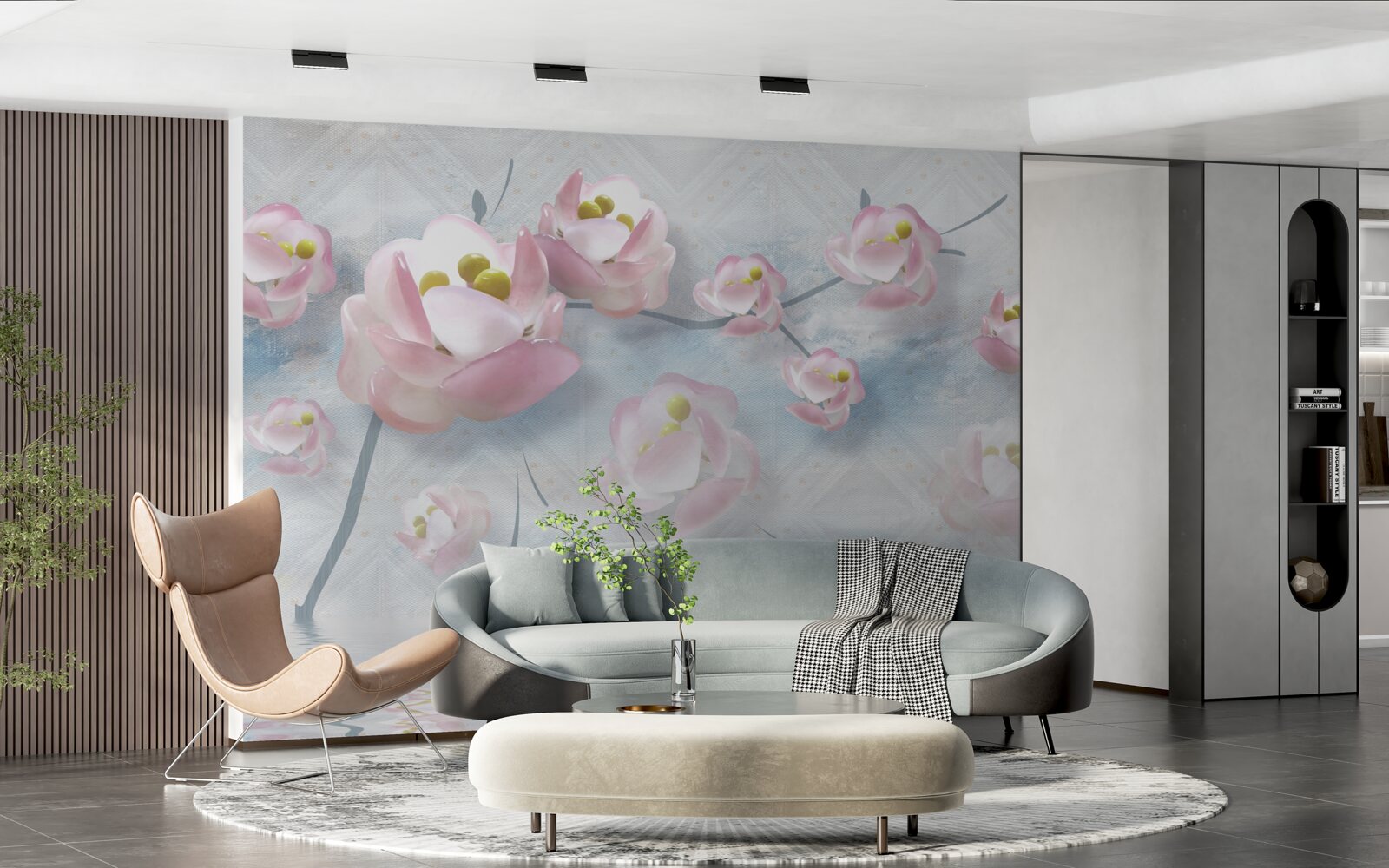 Fototapet muguri delicați peste elemente vitale