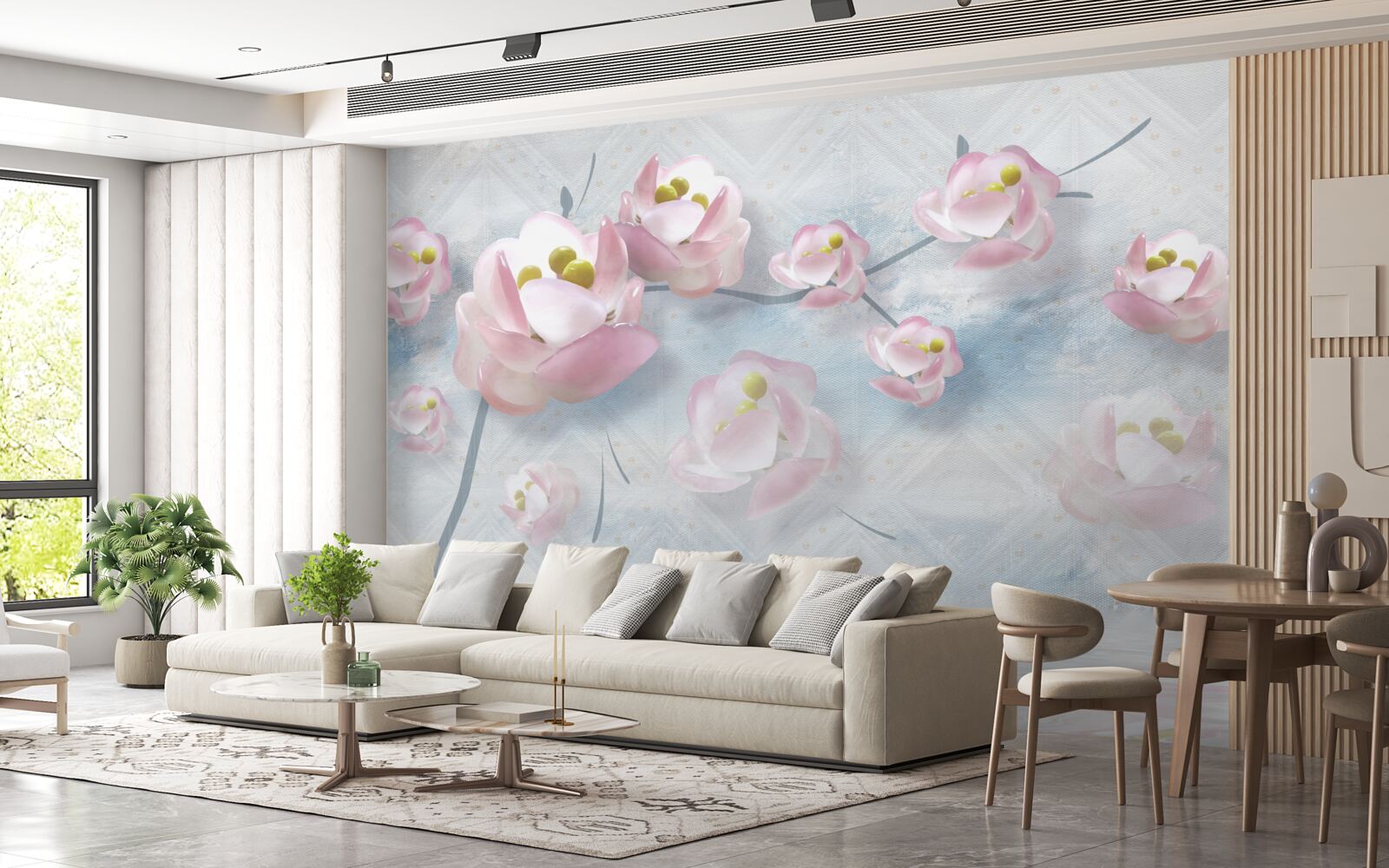 Fototapet muguri delicați peste elemente vitale