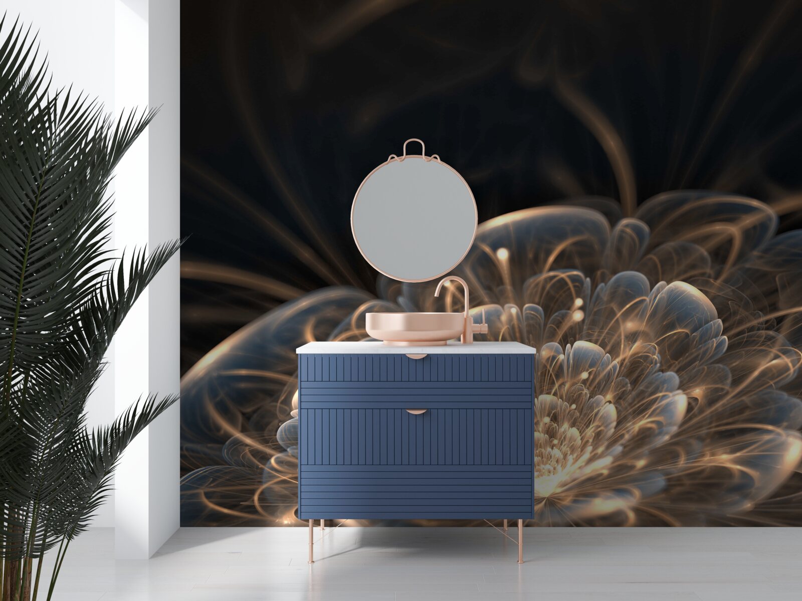 Fototapet floare mare de lumină