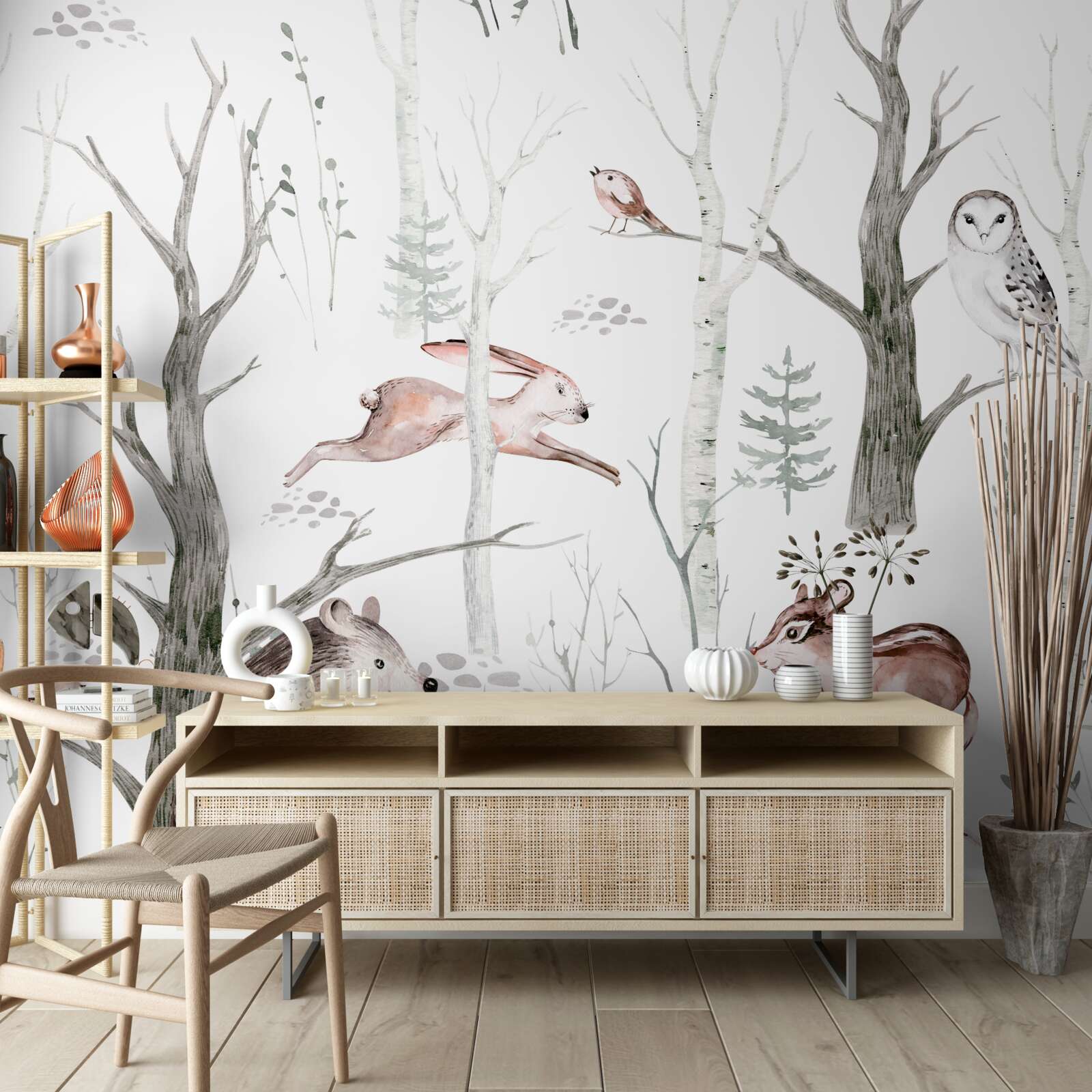 Fototapet pădure de animale