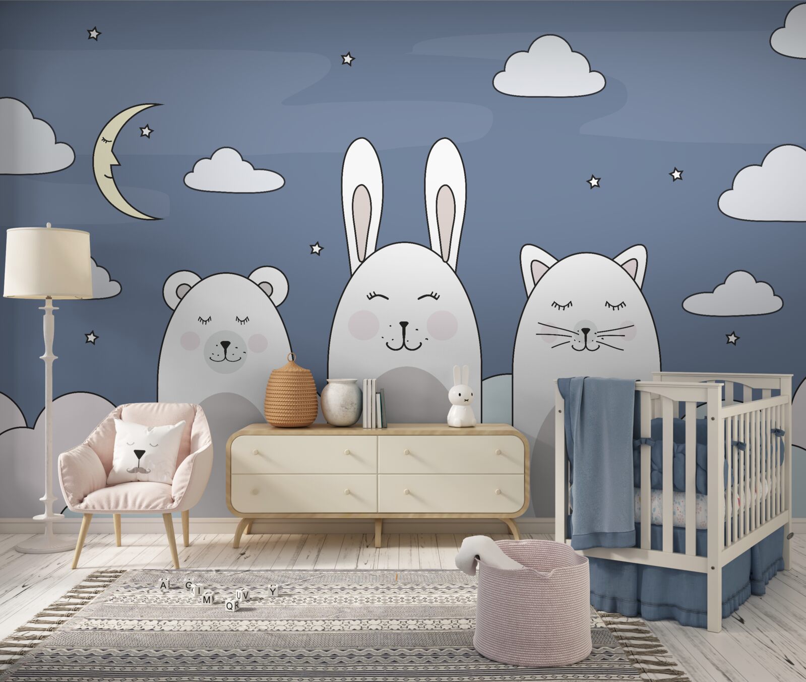 Fototapet animale în râpă