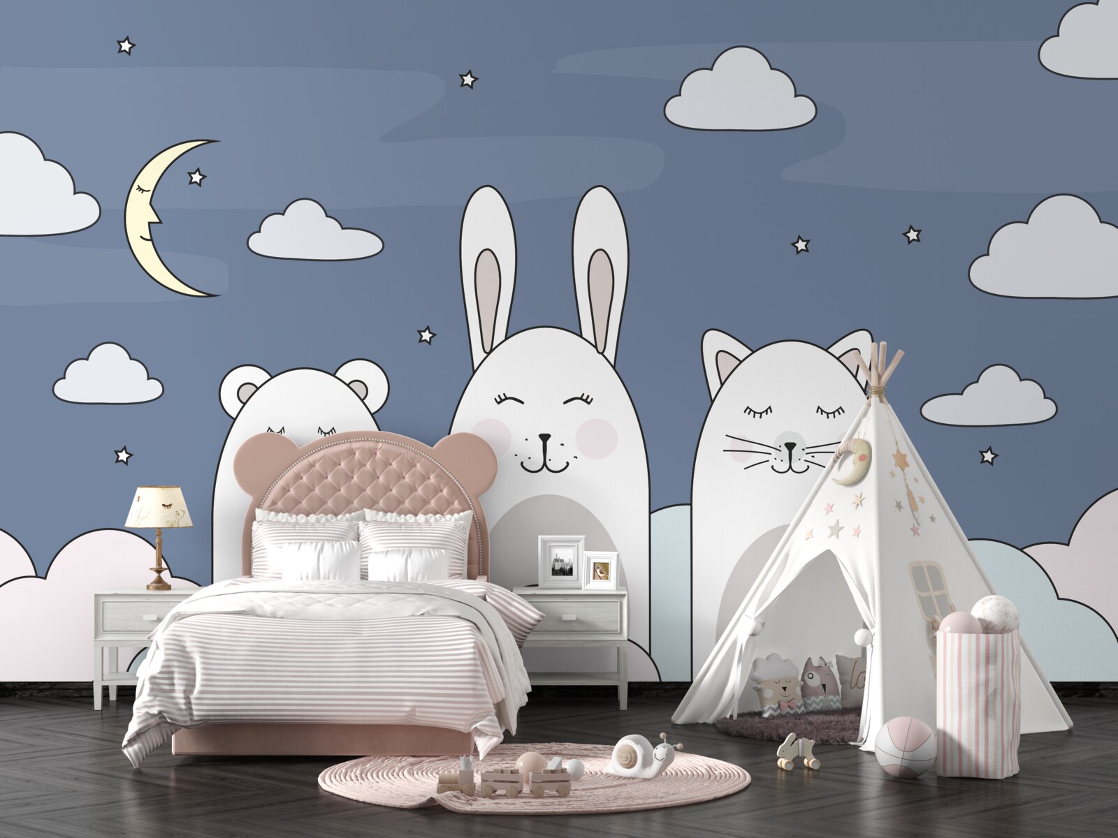 Fototapet animale în râpă