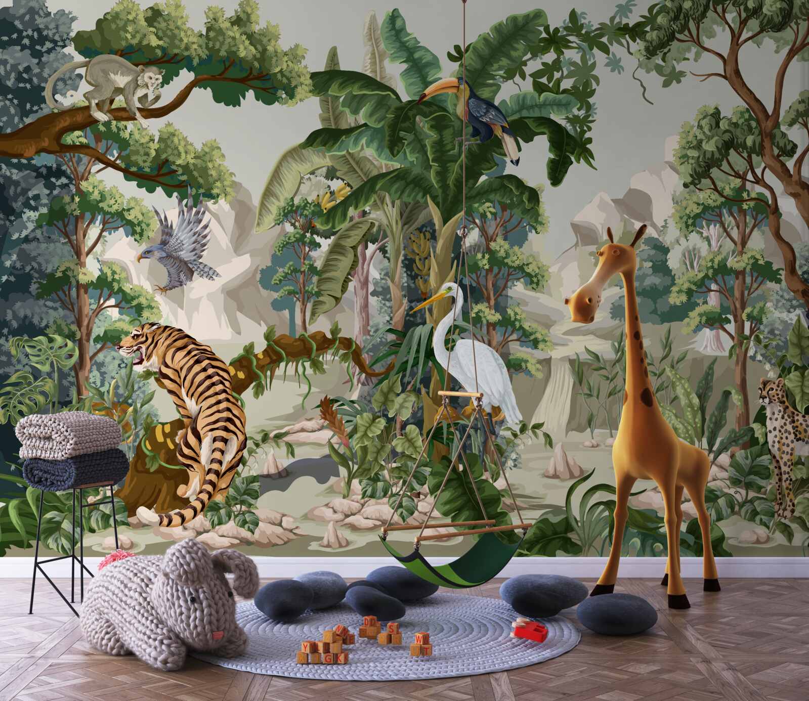 Fototapet floră și faună