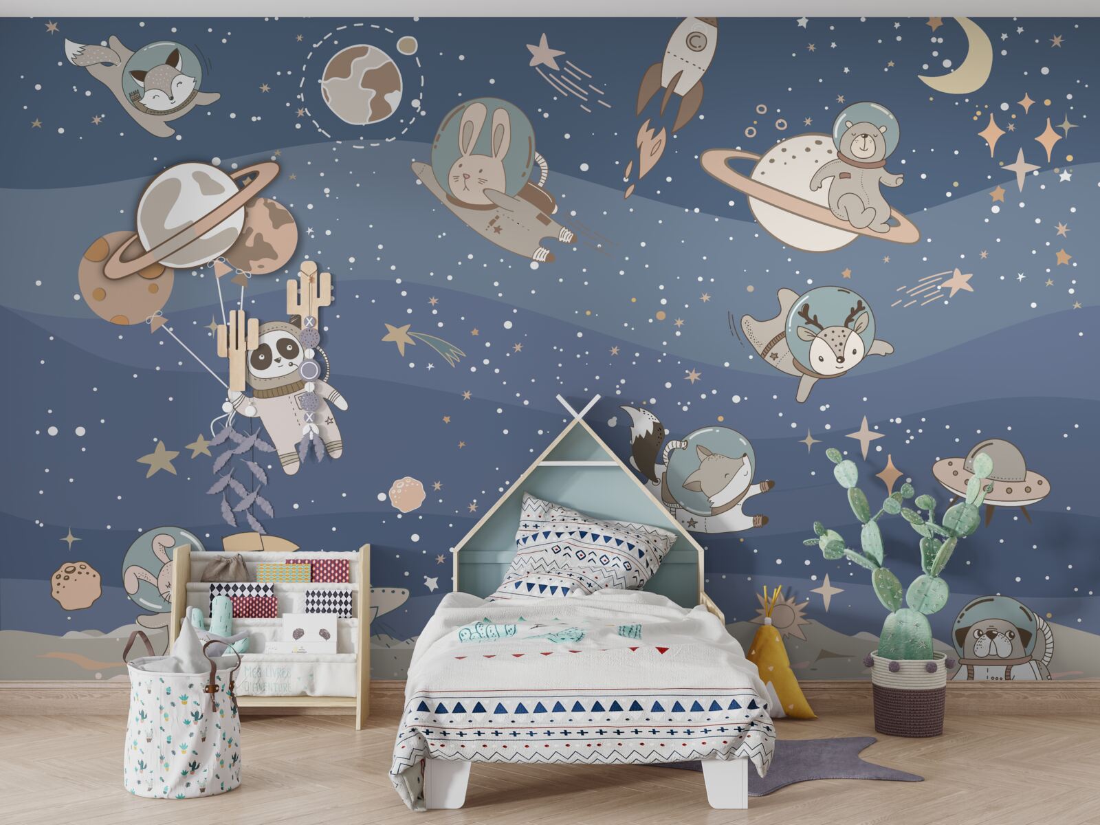 Fototapet diferitele creaturi din univers