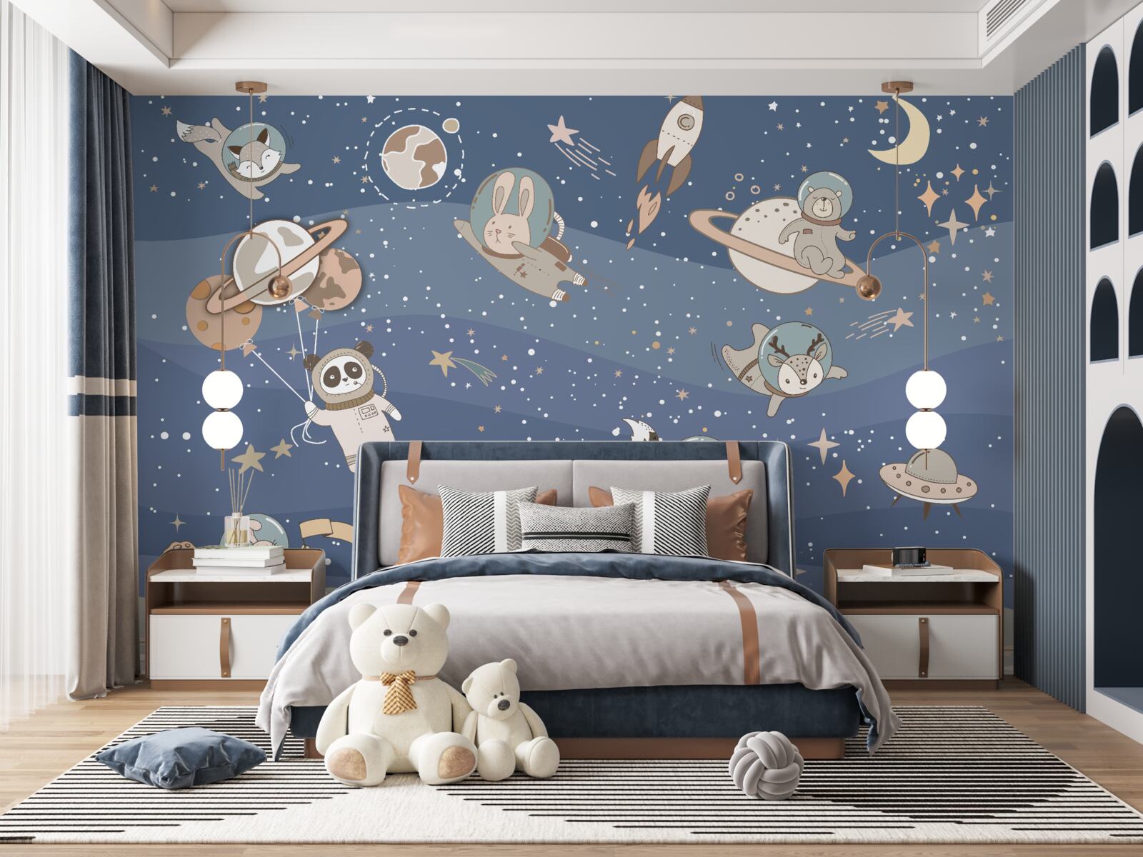 Fototapet diferitele creaturi din univers