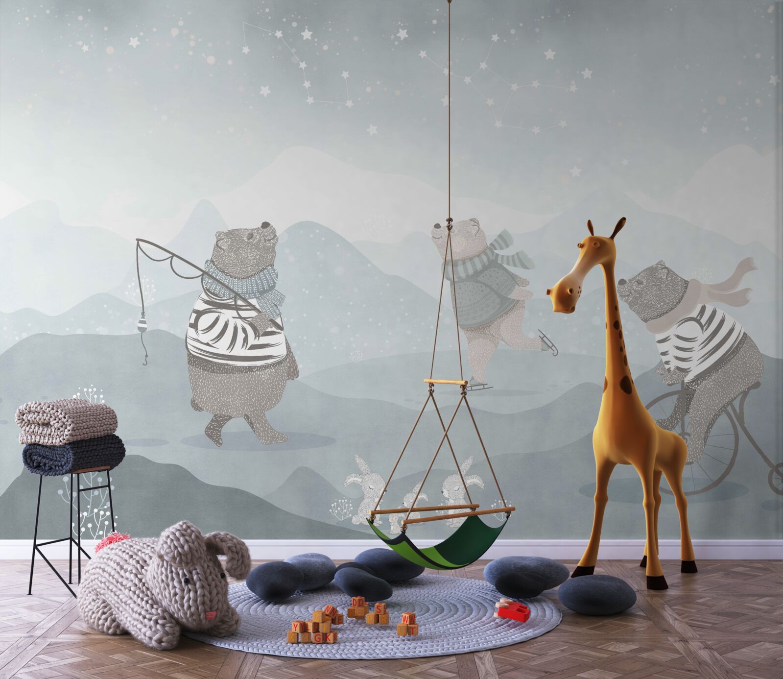 Fototapet urși odihnitori