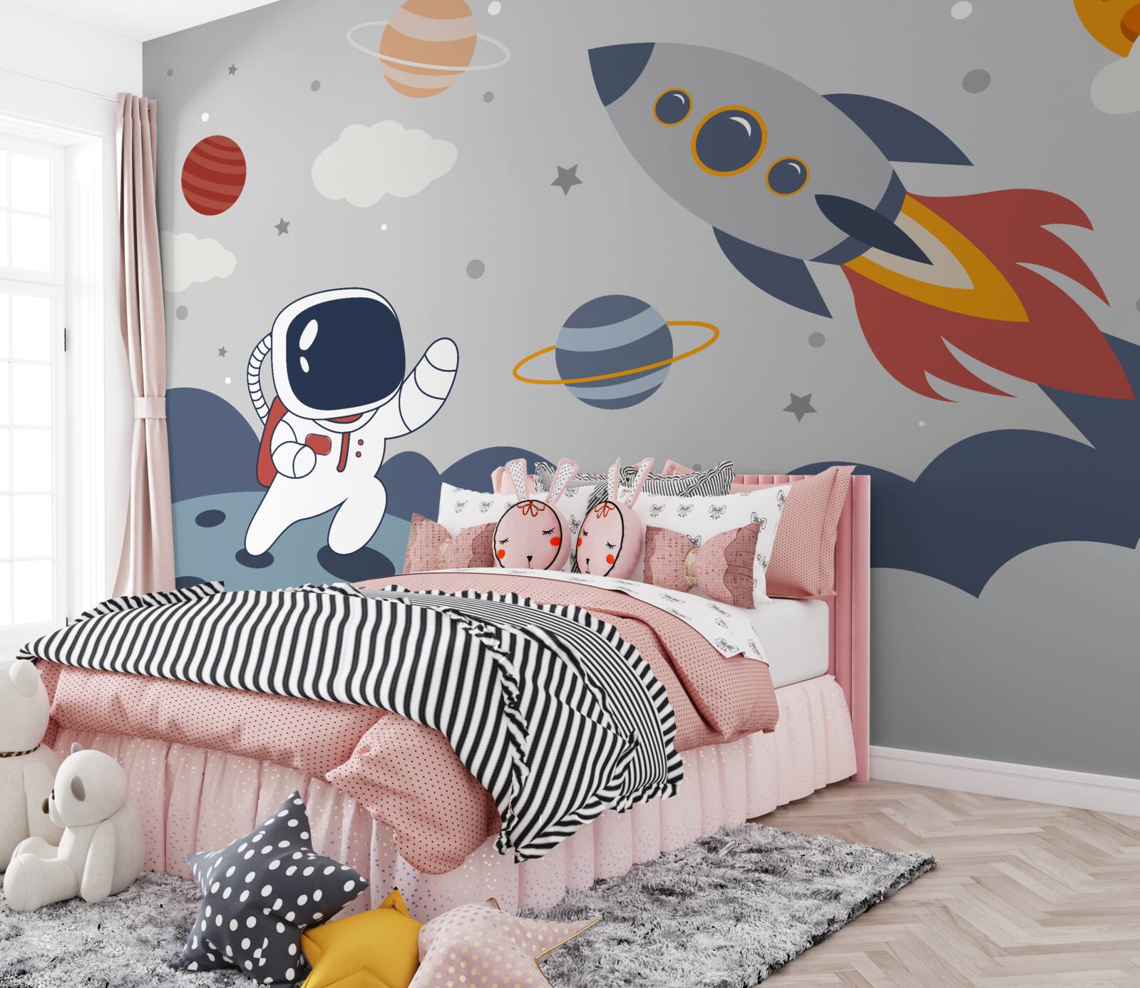 Fototapet un individ în univers