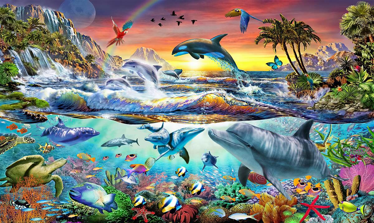 Fototapet golf paradis