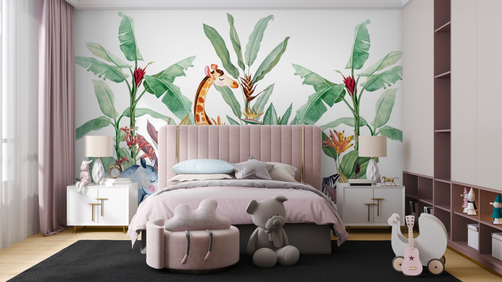 Fototapet creaturile naturii se bucură de plăcerile sale