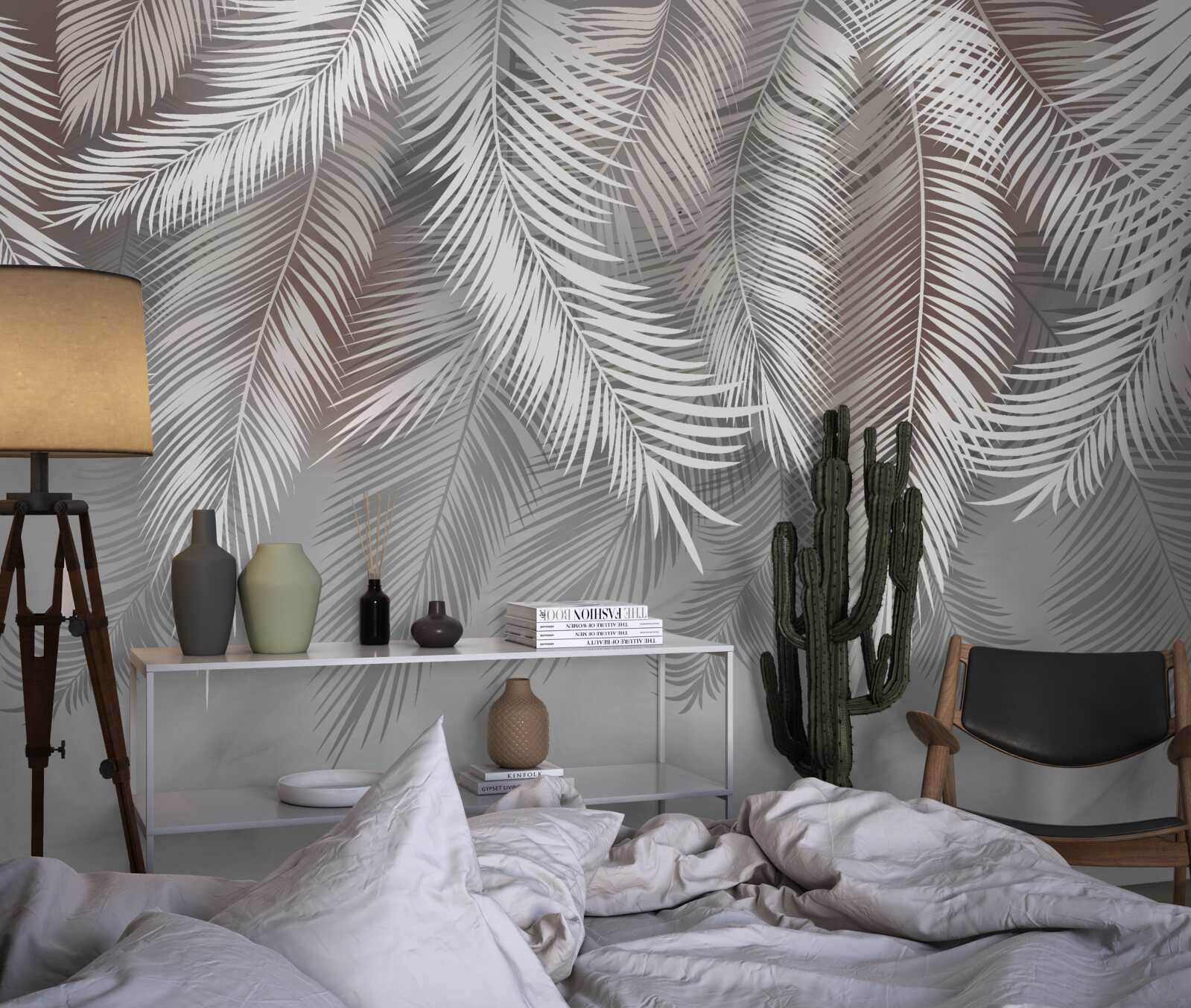 Fototapet bara din fundal este gri