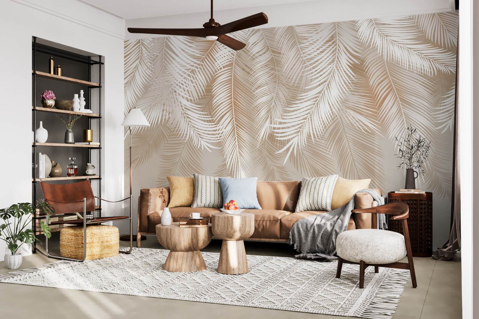 Fototapet frunze de palmier de la tropice