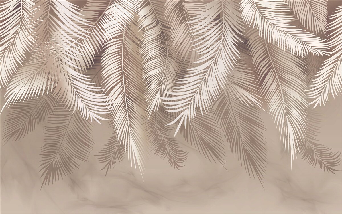 Fototapet frunze mari de palmier
