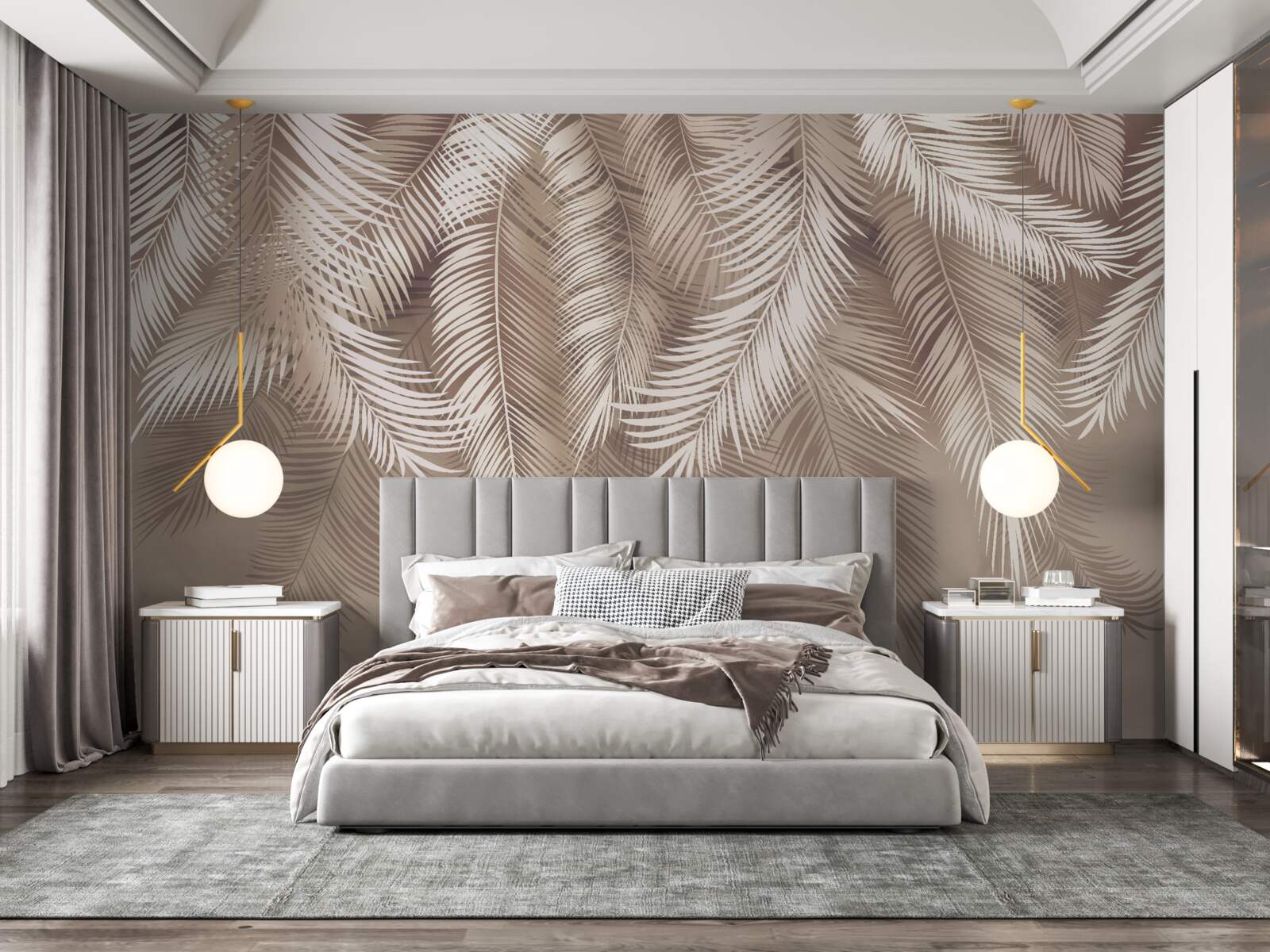 Fototapet frunze mari de palmier