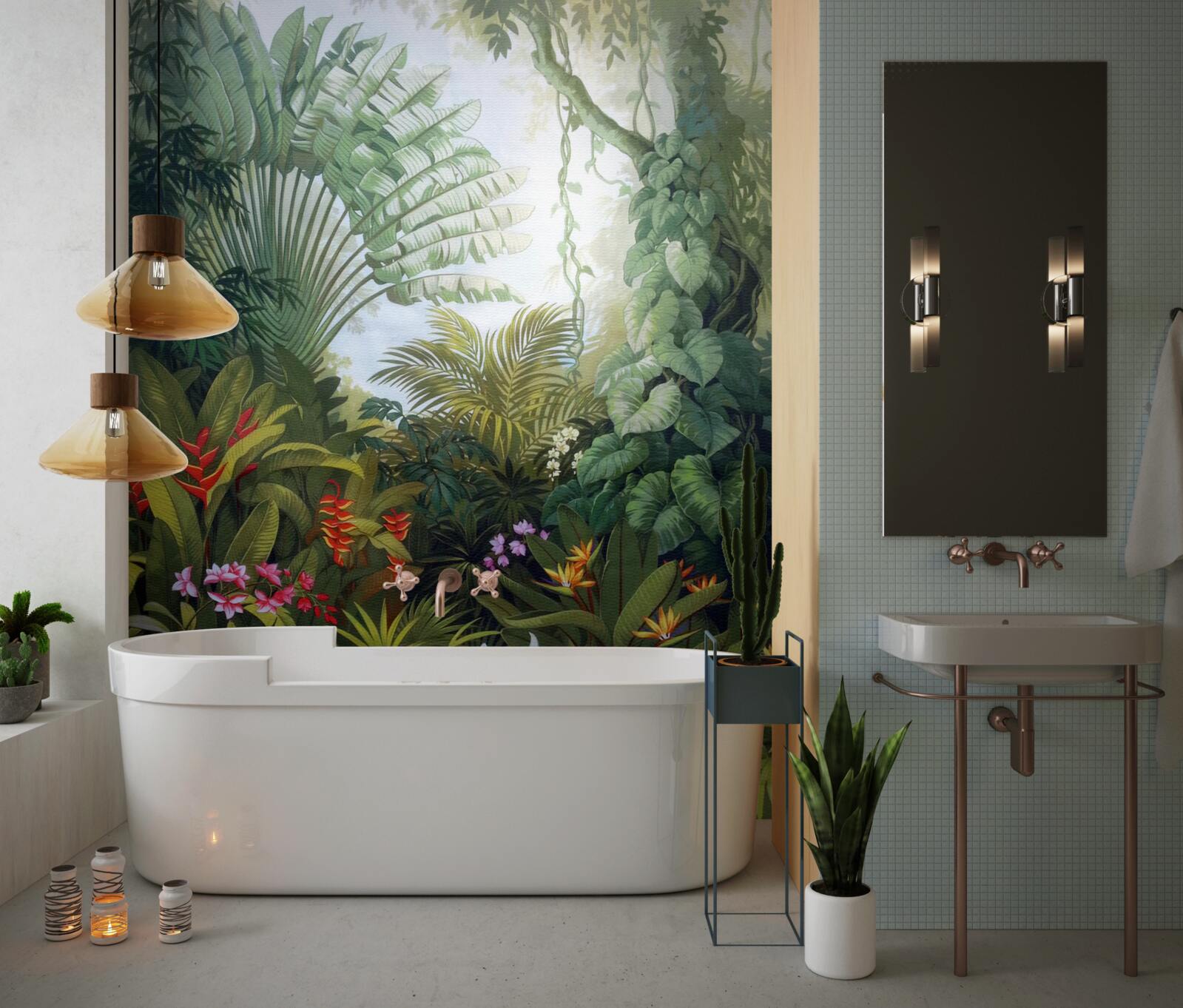 Fototapet păduri tropicale fascinante și misterioase