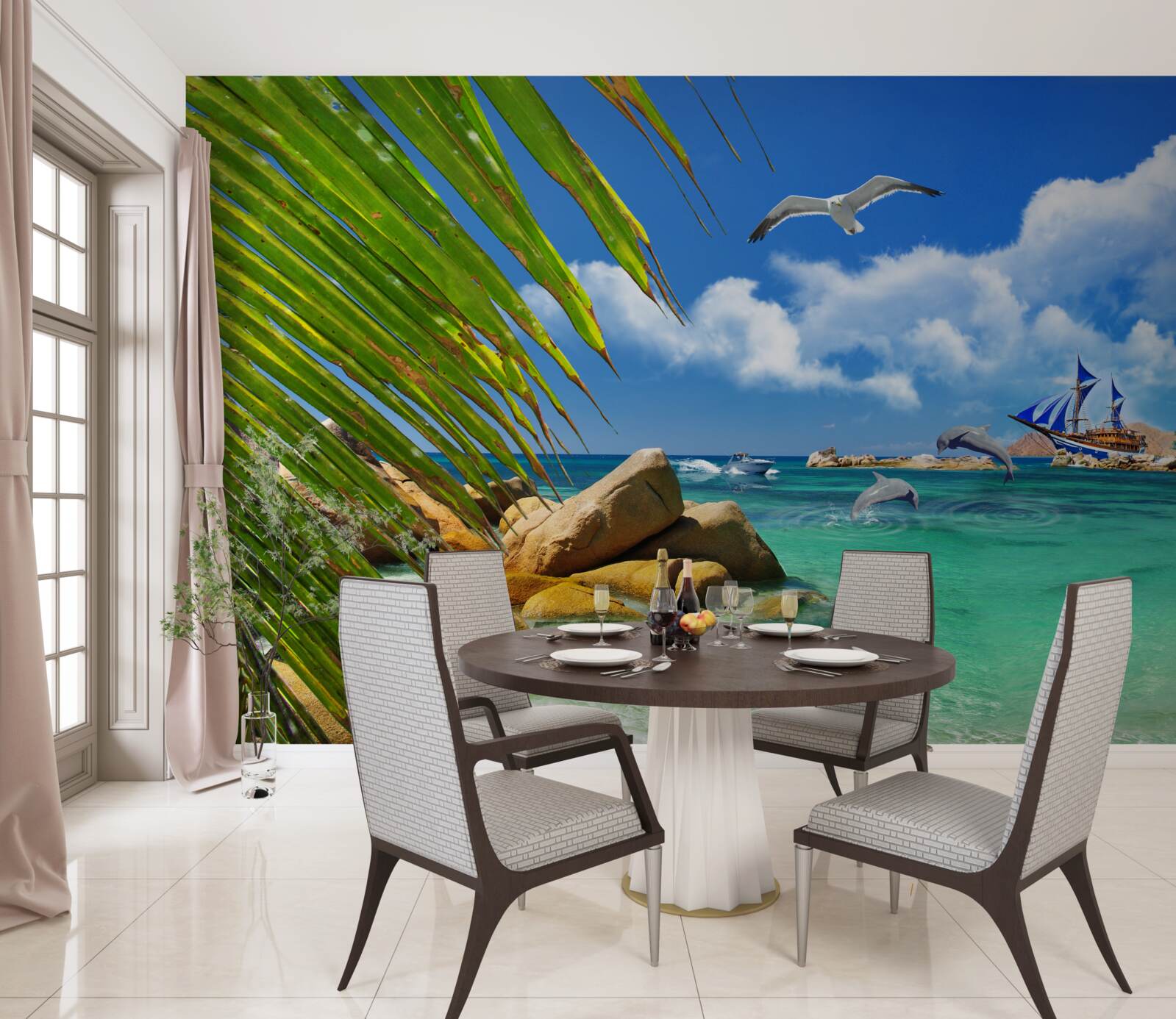 Fototapet zone oceanice și tropicale