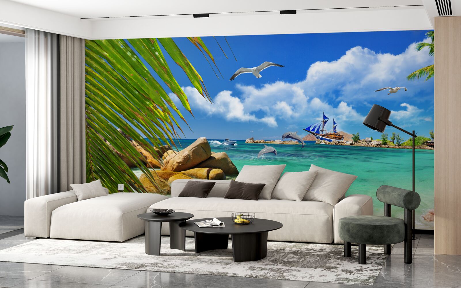 Fototapet zone oceanice și tropicale