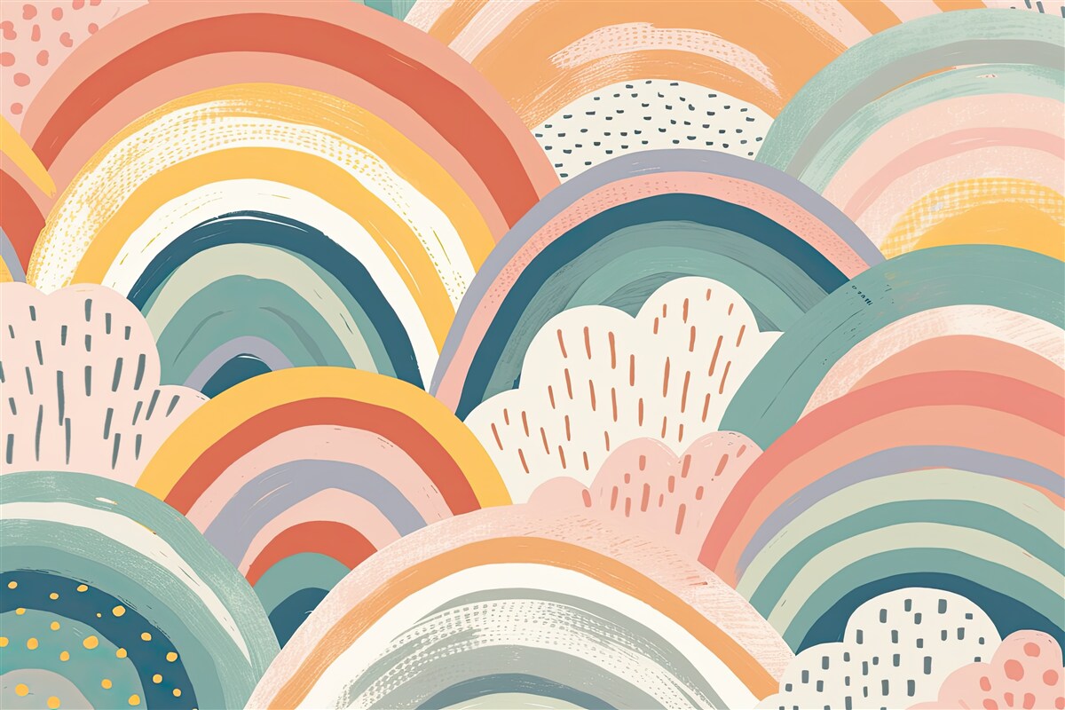 Fototapet curcubee de toate culorile