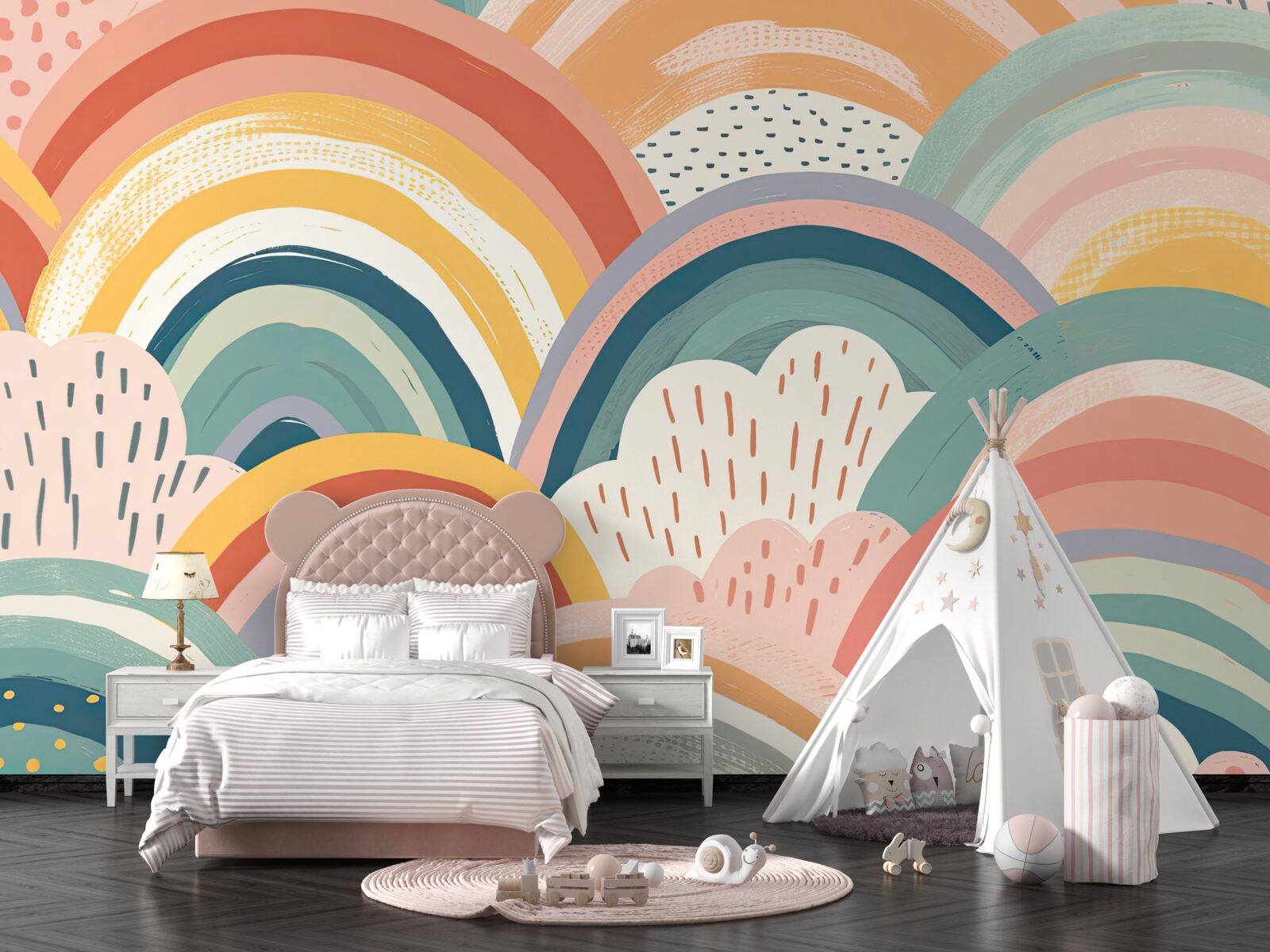 Fototapet curcubee de toate culorile