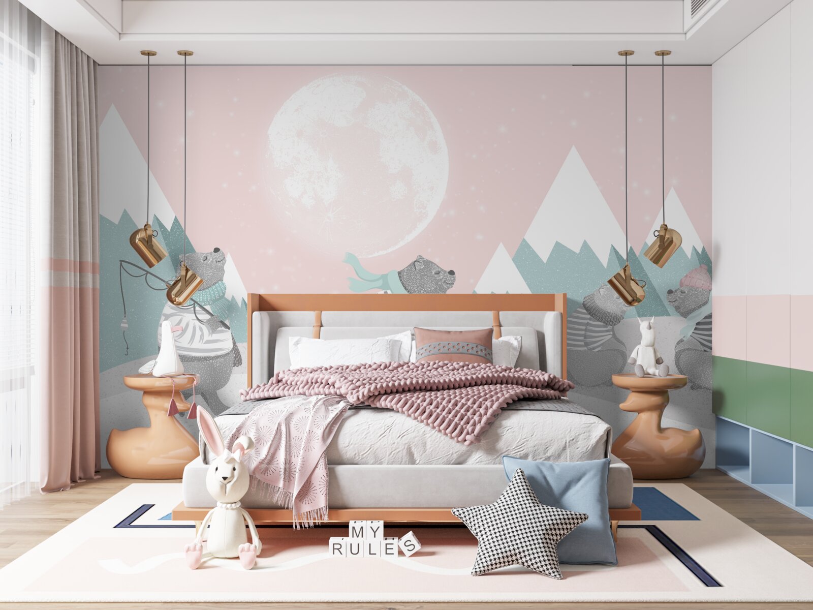 Fototapet urși de munte