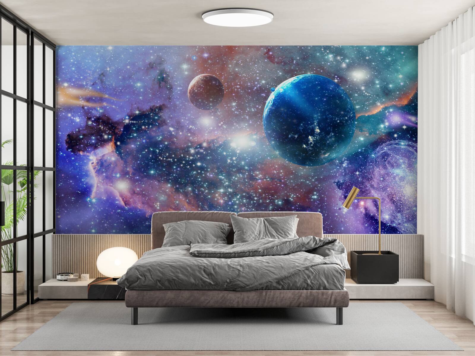 Fototapet univers luminos