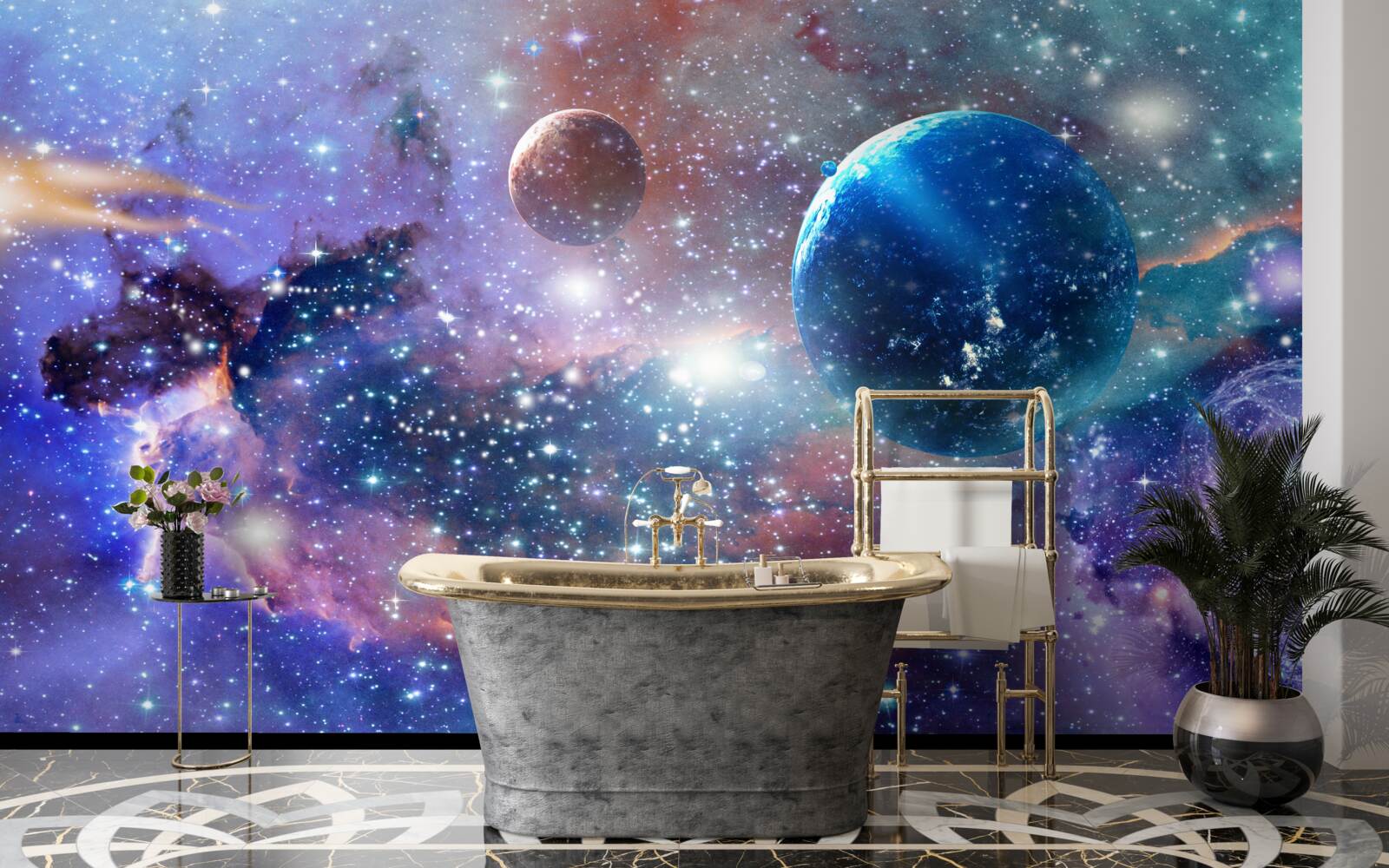 Fototapet univers luminos