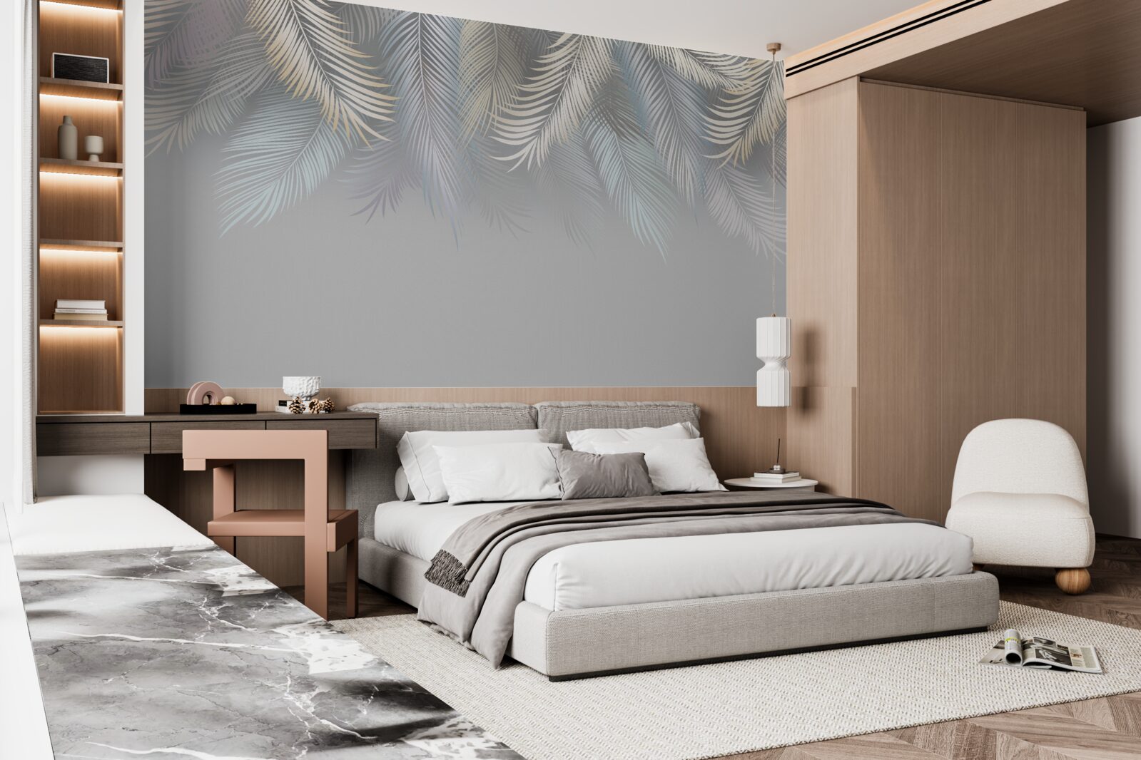 Fototapet frunze moi de ferigă